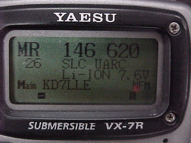 バーテックス スタンダード YAESU VX-7 50/145/430 動作確認 STANDARD VX-7のtips VX-7R